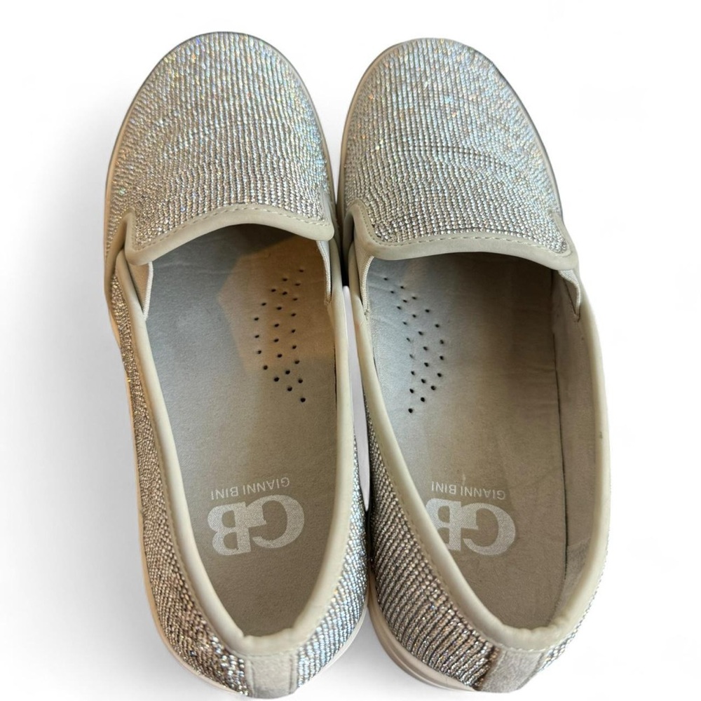 Gianni Bini Rhinestone platform slip-on sneakers - Picture 6 of 8